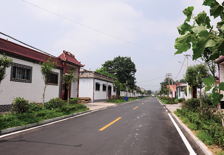 兖州前官庄村道路1